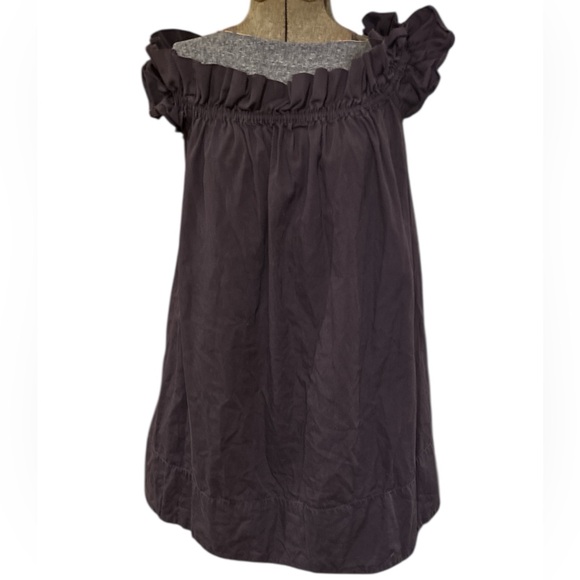 Free People Dark Purple Mini Dress - Picture 2 of 4